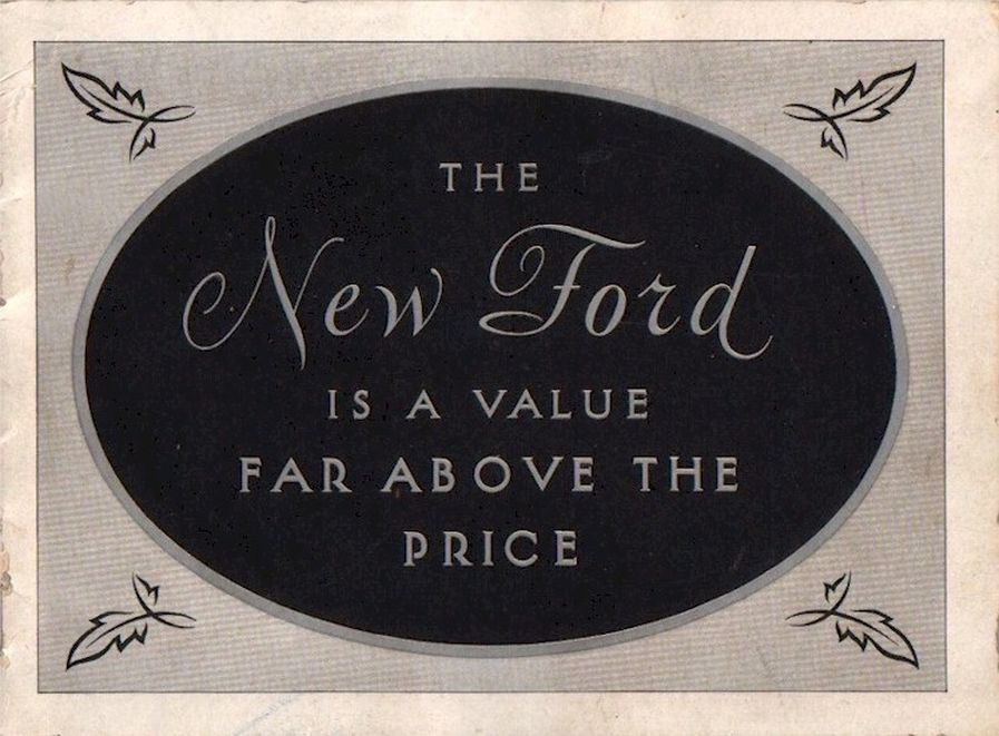 1930 Ford Beauty Brochure
